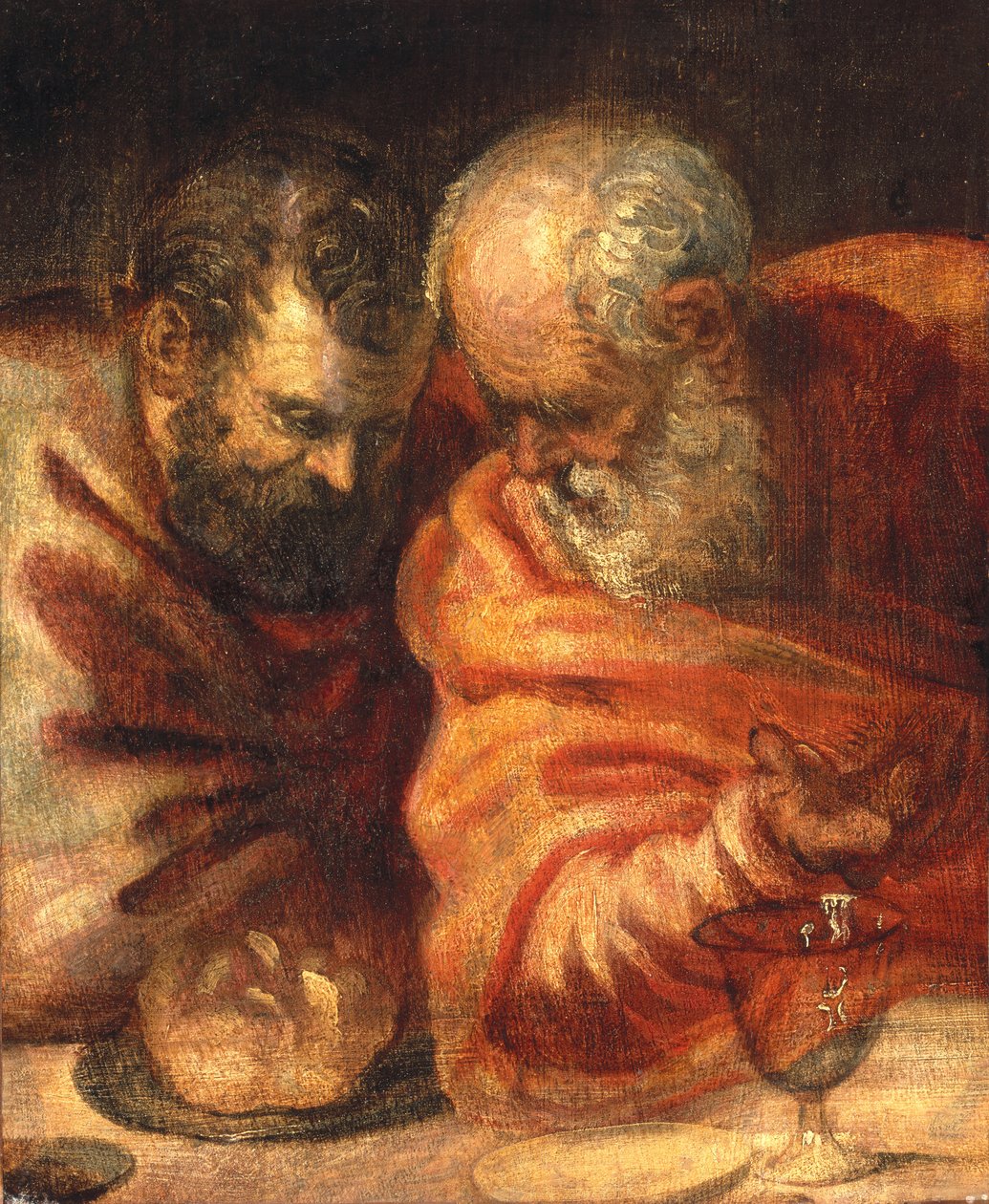 Zwei Propheten von Jacopo Robusti Tintoretto