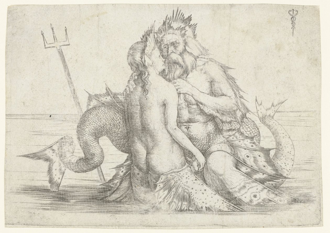 Triton und Nereide in Umarmung von Jacopo de