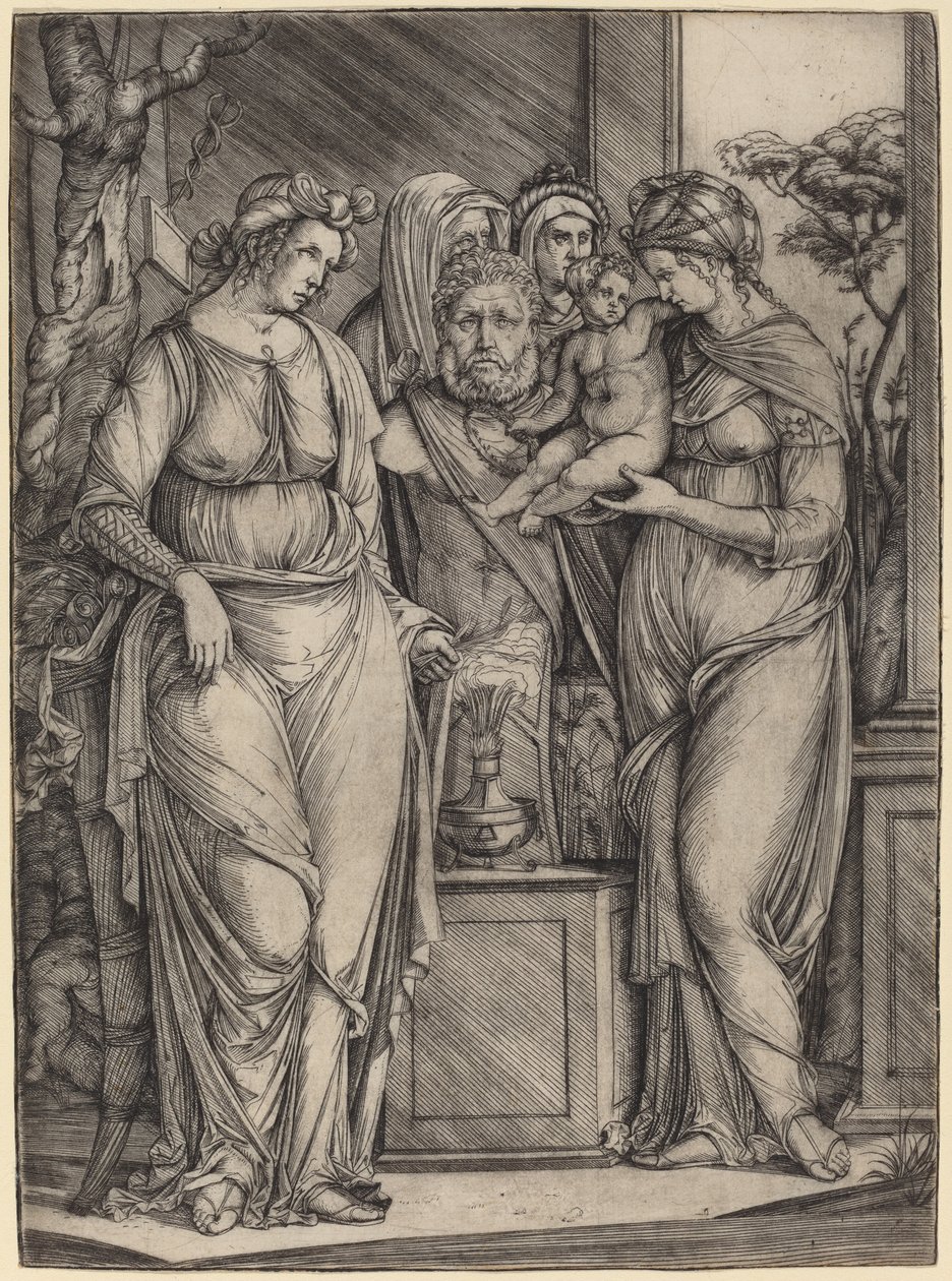 Großes Opfer an Priapus von Jacopo de