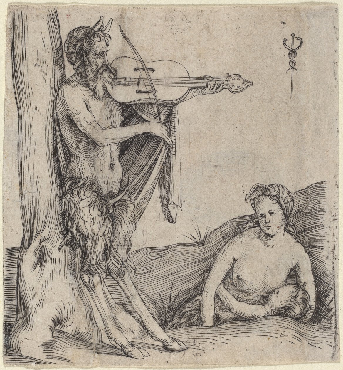 Familie des Satyrs von Jacopo de