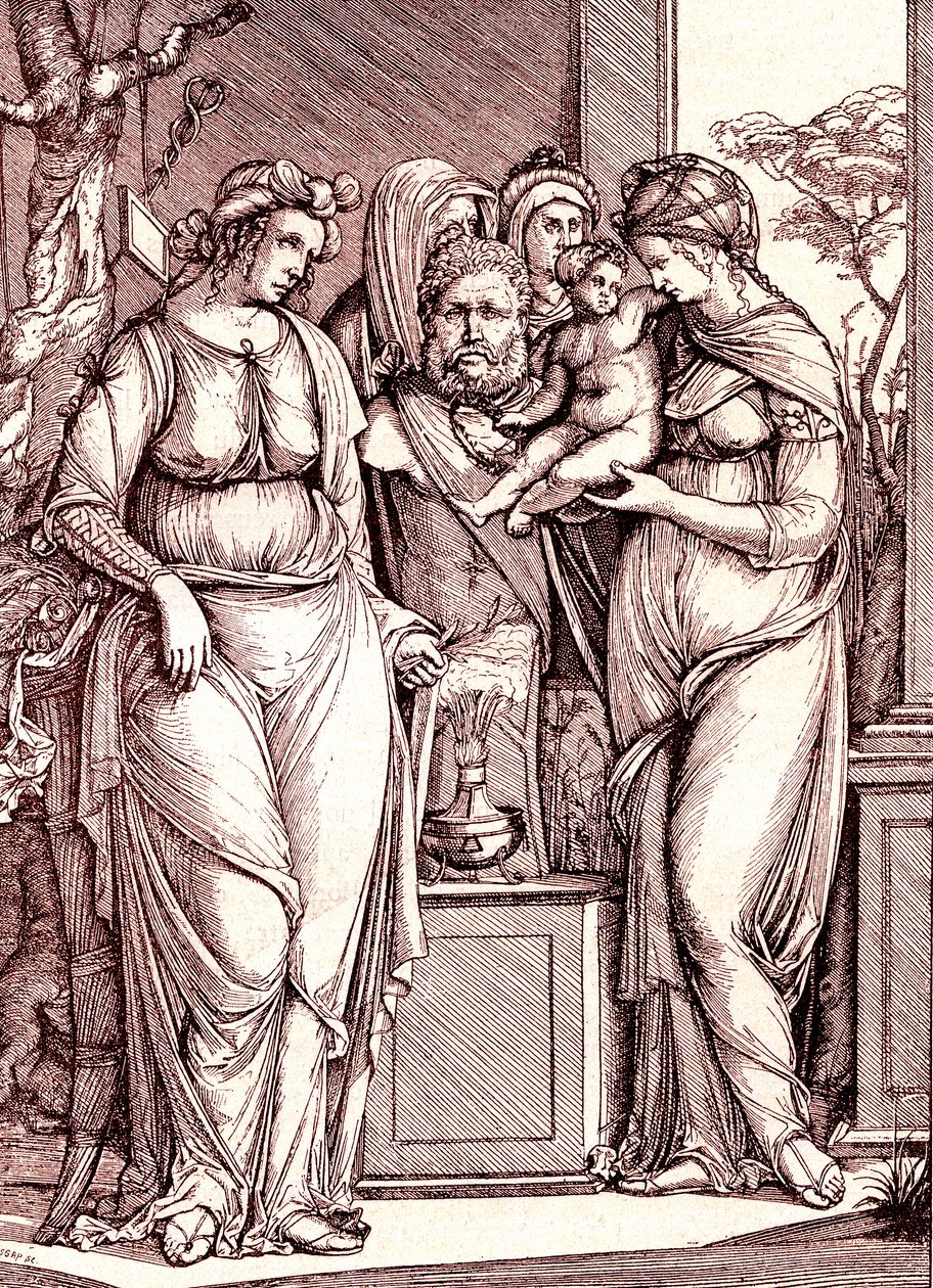 Das Opfer an Priapus von Jacopo de