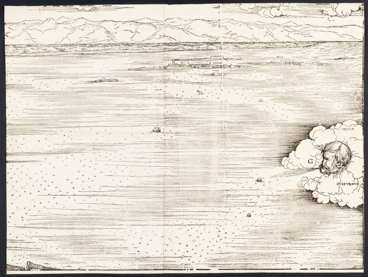 Ansicht von Venedig [oberer rechter Block] von Jacopo de