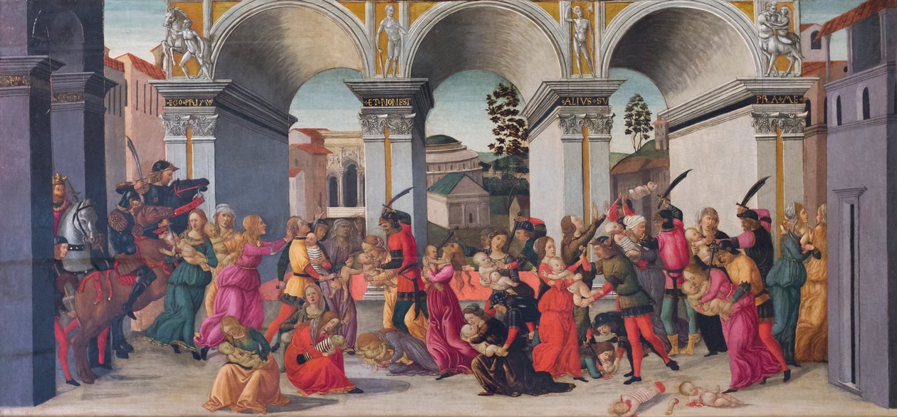 Das Massaker der Unschuldigen von Jacopo del Sellaio