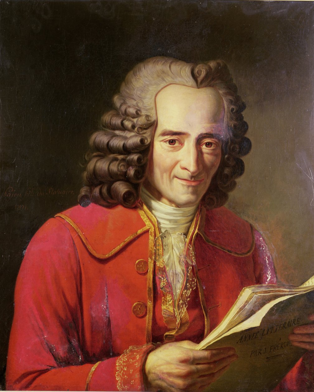 Voltaire (1694-1778) liest 