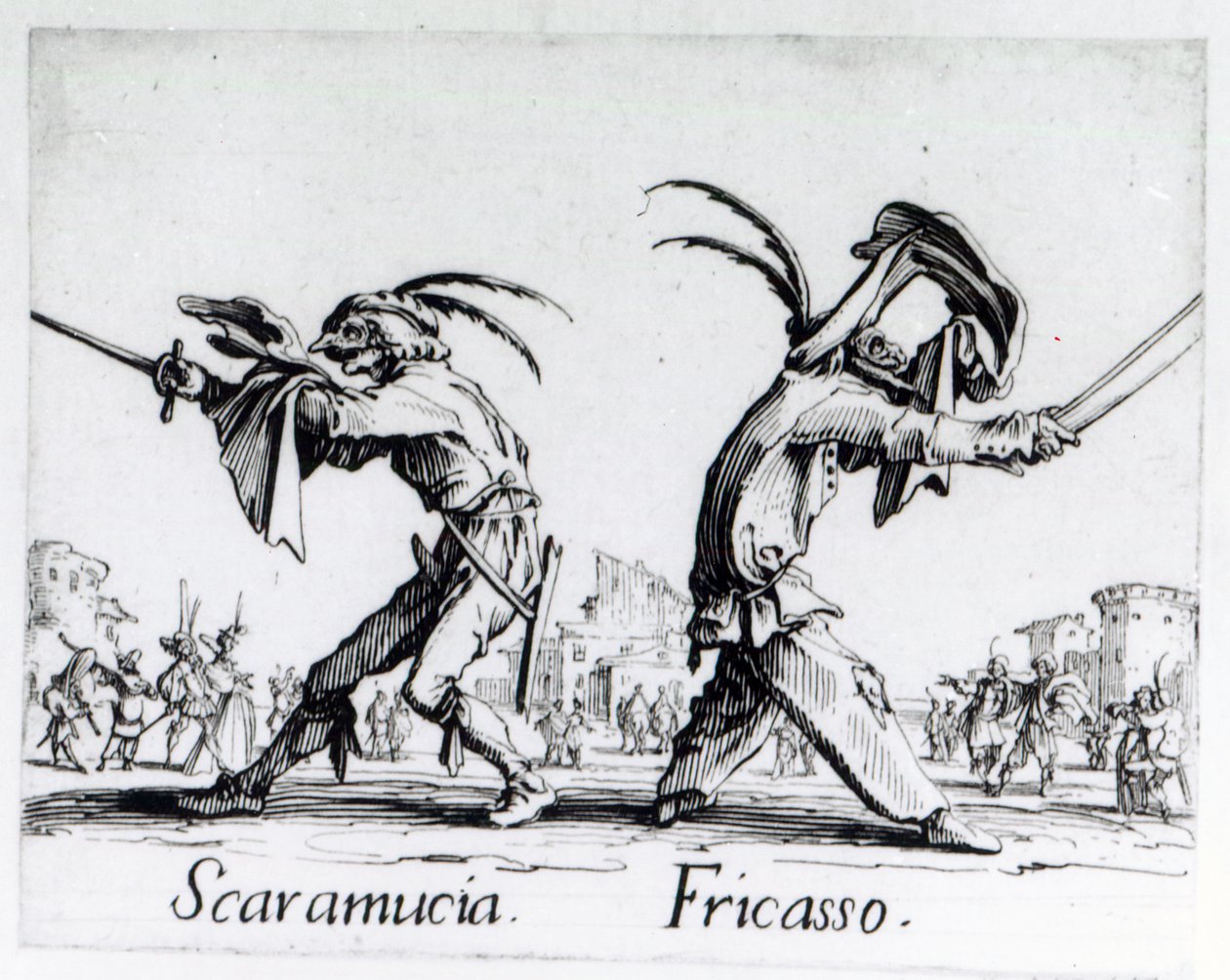 Balli de Sfessania, um 1622 von Jacques Callot