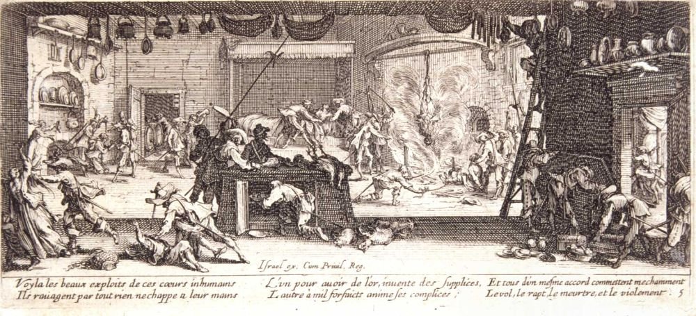 Die Plünderung von Jacques Callot