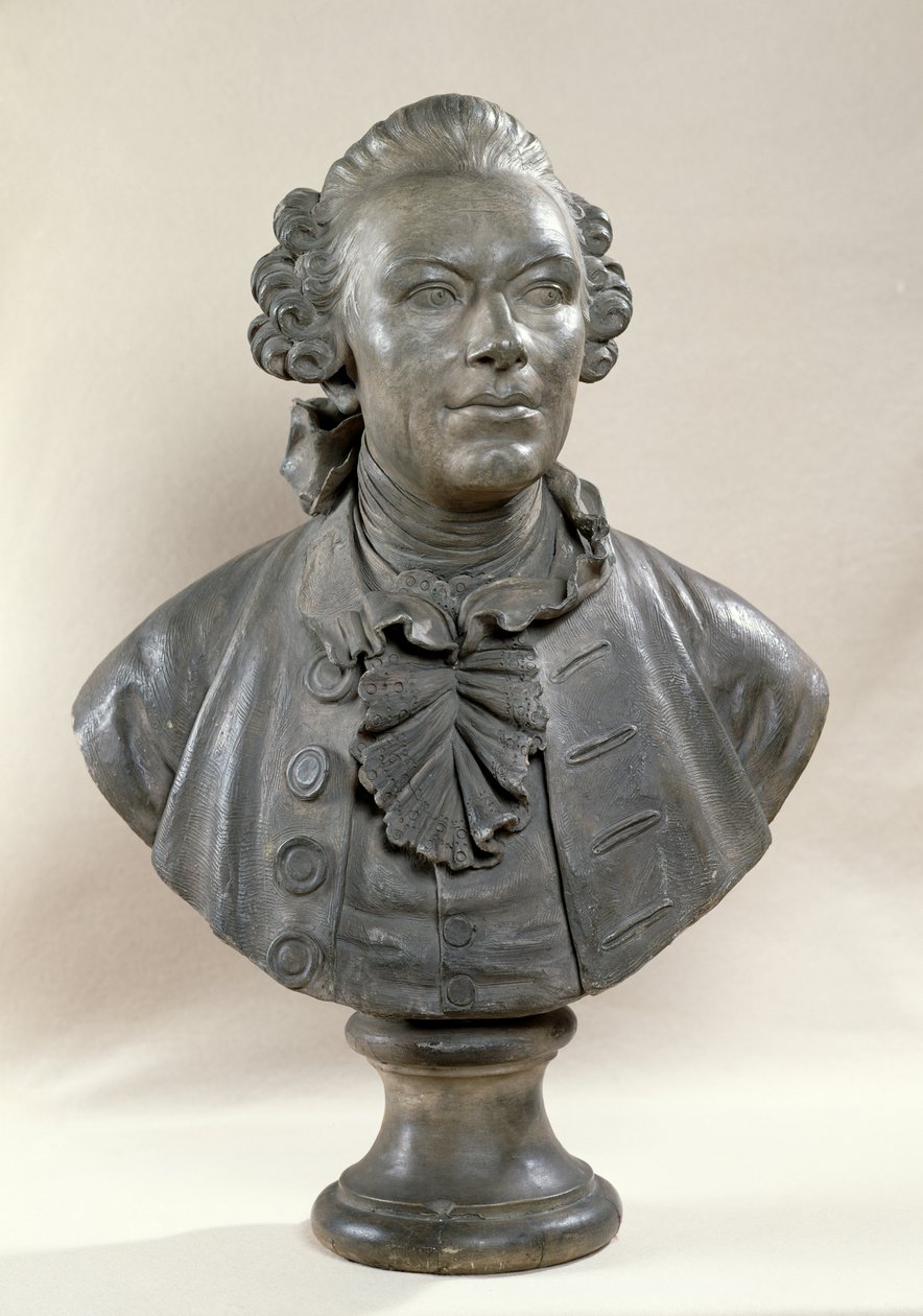 Büste von Johan Georg Wille (1715-1808) von Jacques Francois Joseph Saly