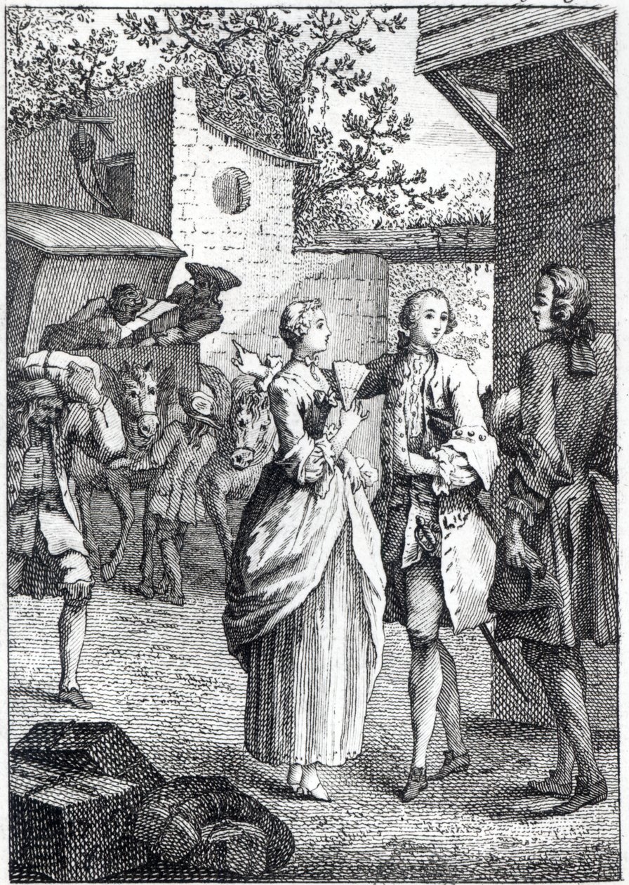 Treffen von Chevalier Des Greux und Manon, Szene aus 