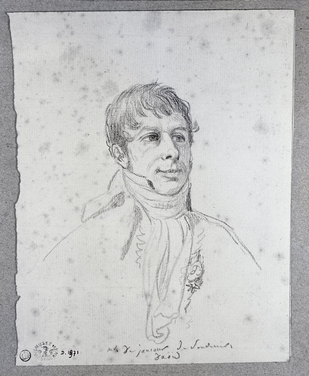 Graf Francois Arnail de Jaucourt (1757-1852) von Jacques Louis David