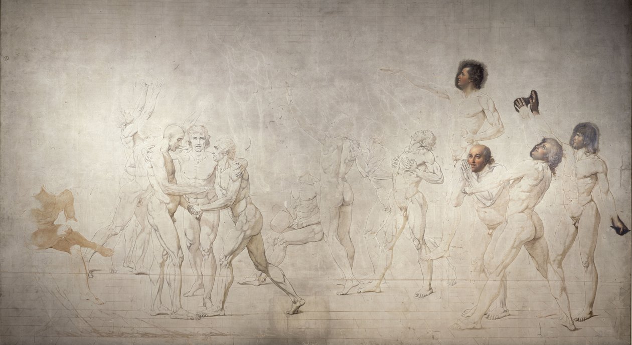 Der Eid des Jeu de Paume von Jacques Louis David