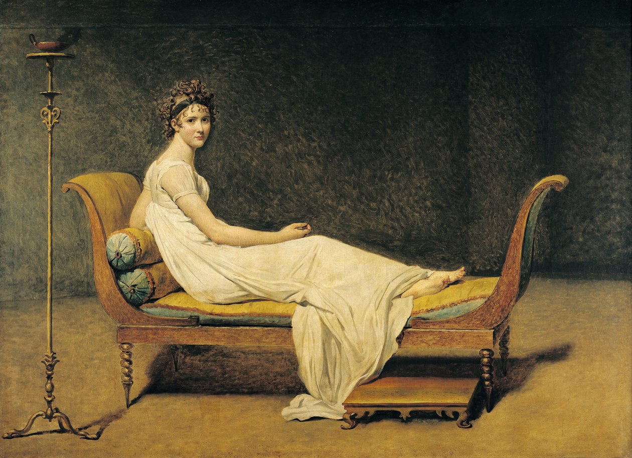 Madame Récamier, 1800 von Jacques Louis David