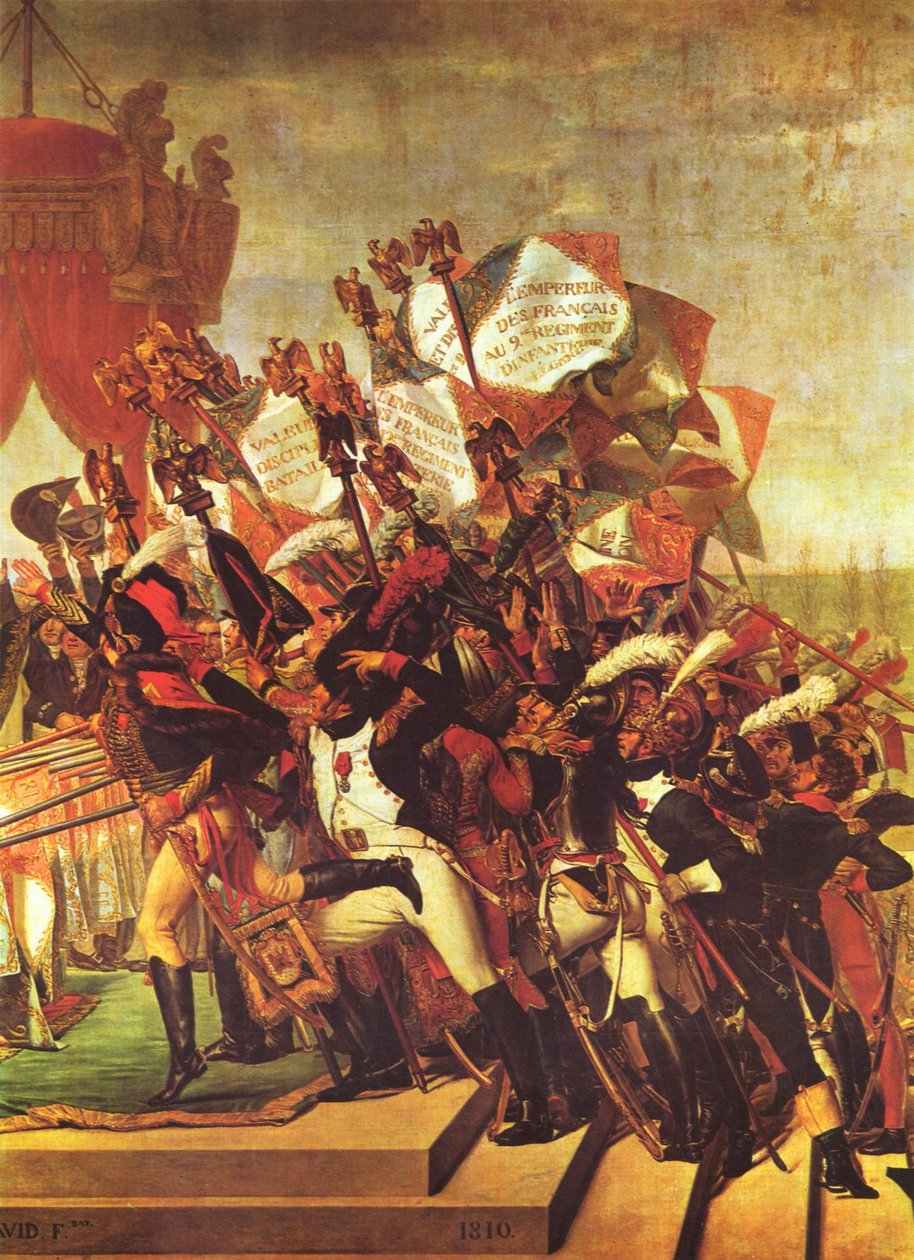 Schwur des Heeres auf den Kaiser von Jacques Louis David
