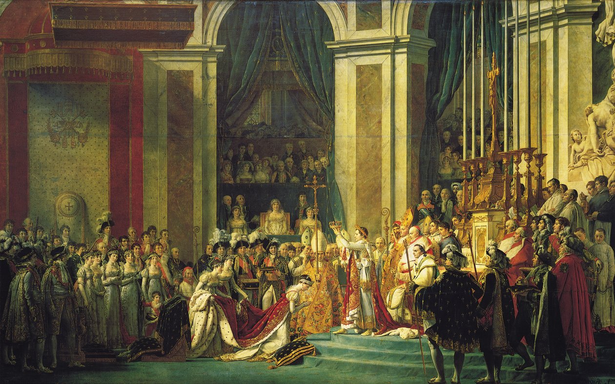 Die Krönung Napoleons von Jacques Louis David