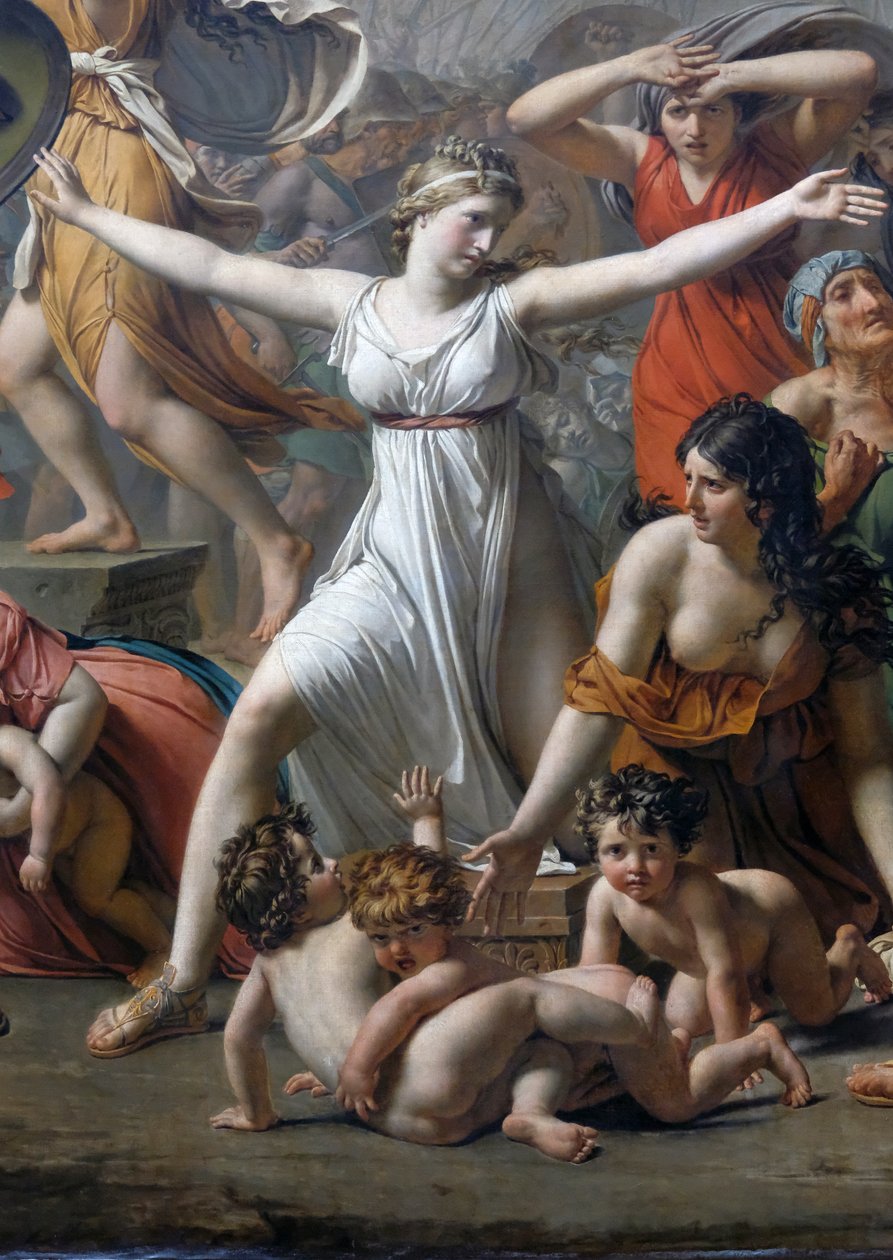 Die Intervention der Sabinerinnen von Jacques Louis David