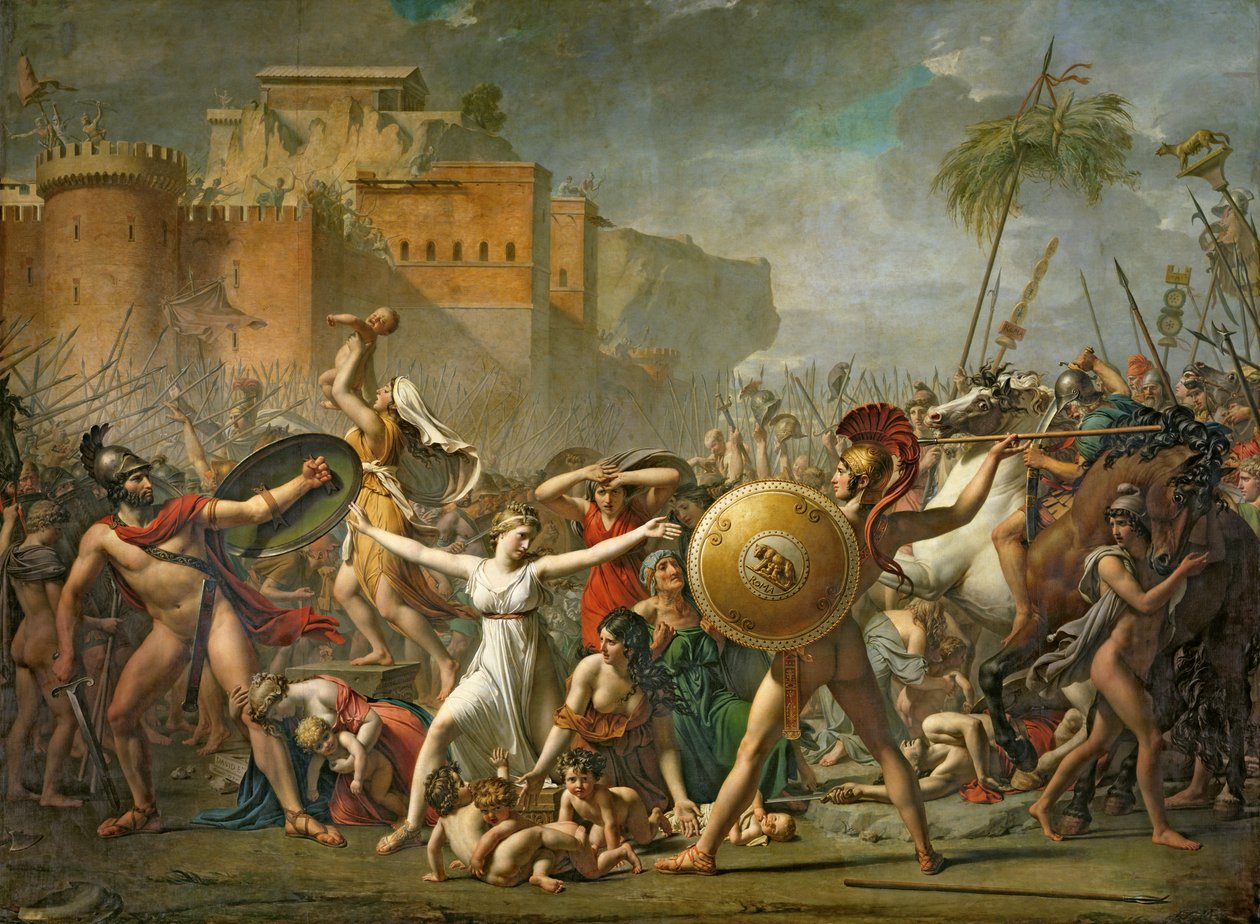 Die Sabinerinnen, 1799 von Jacques Louis David