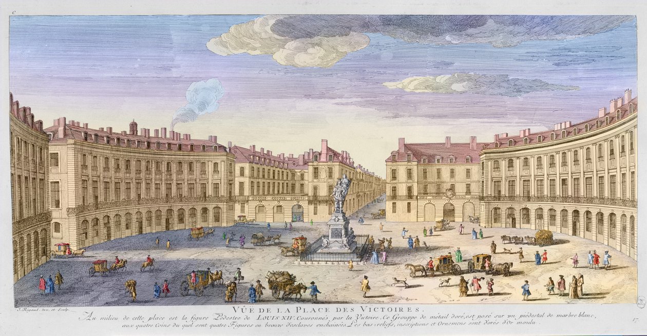 Place des Victoires, Paris von Jacques Rigaud