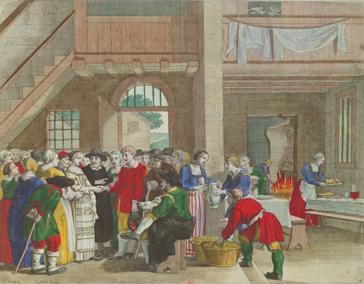 Die Verlobungsfeier von Jacques Stella
