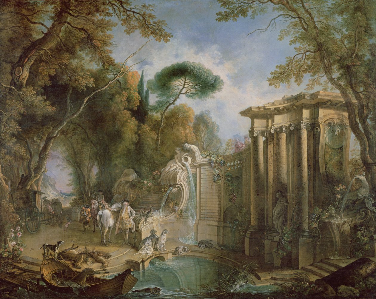 Parc de Marly von Jacques de Lajoüe