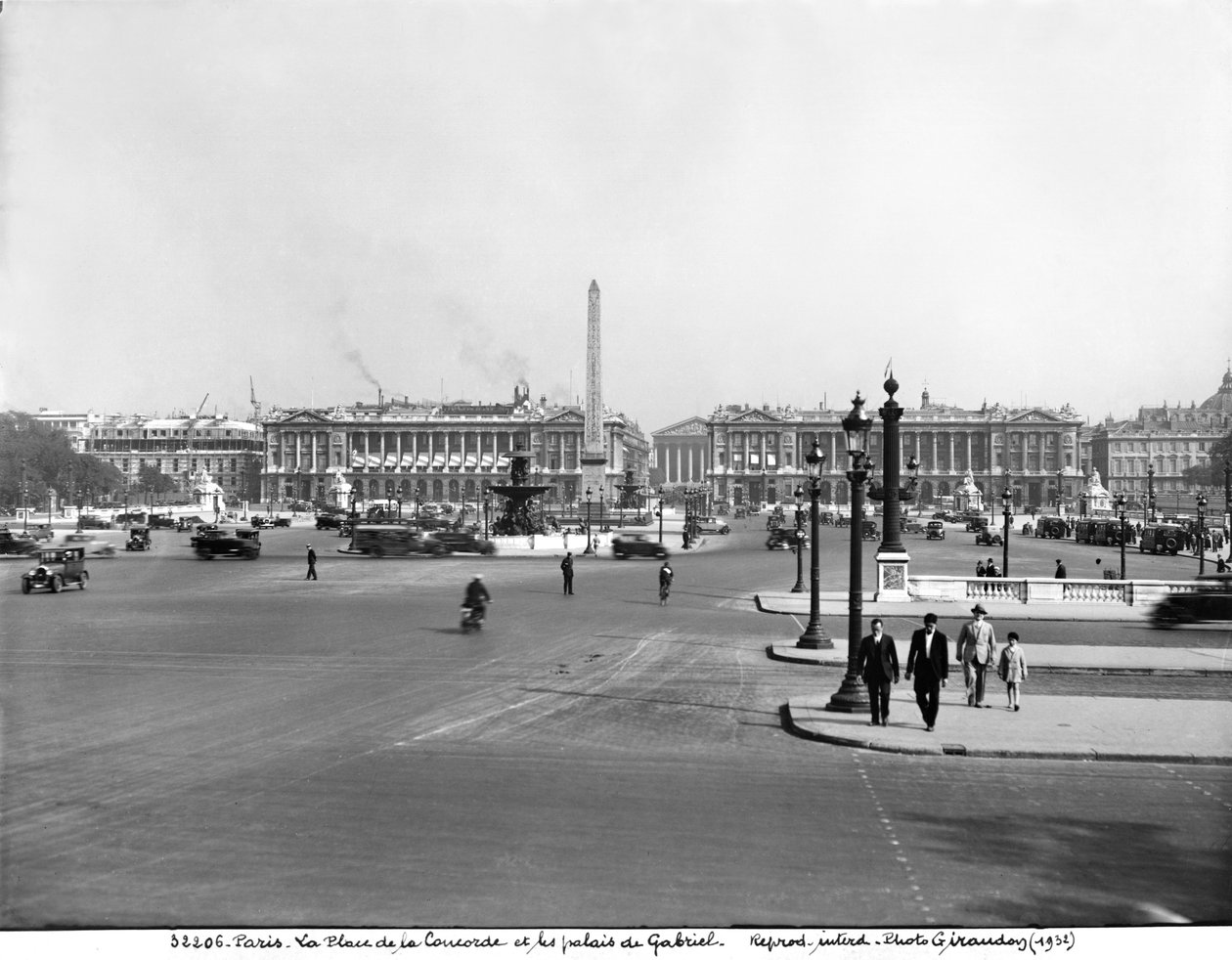 Place de la Concorde, entworfen 1757 von Jacques Ange Gabriel