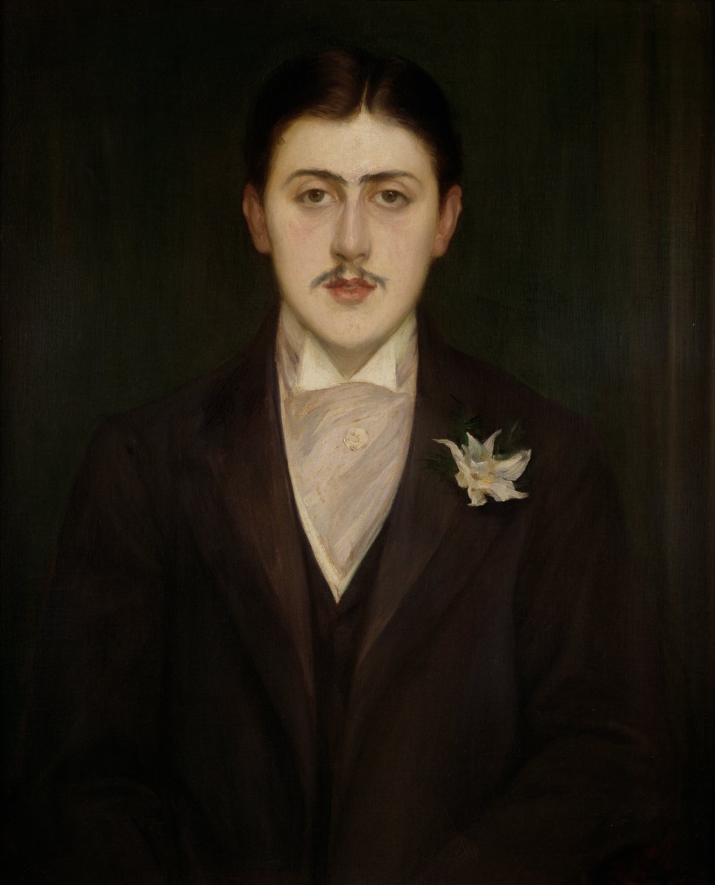 Porträt von Marcel Proust (1871-1922) 1892 von Jacques Emile Blanche
