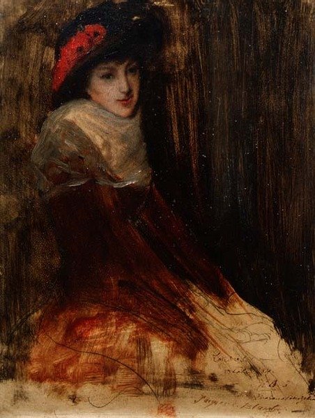 Studie eines jungen Mädchens von Jacques Emile Blanche