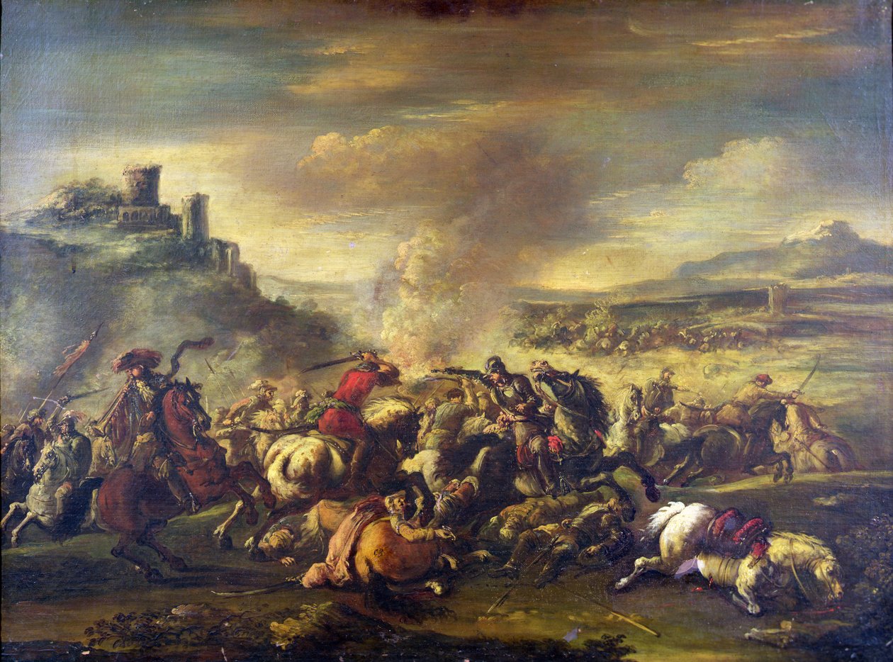 Kampf der Kavallerie von Jacques 1621 76 Courtois