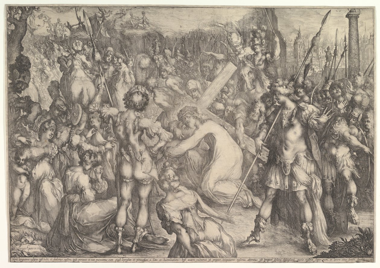 Christus trägt das Kreuz von Jacques Bellange