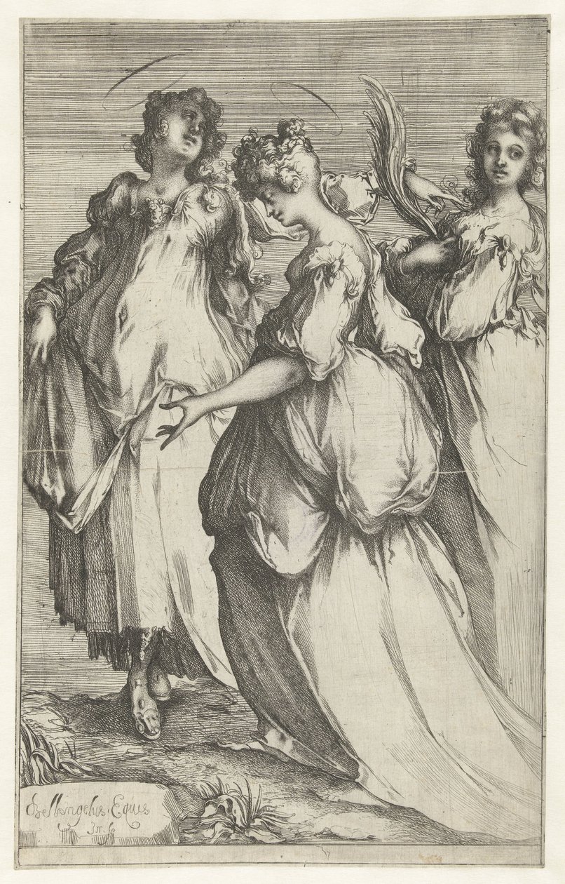 Drei heilige Frauen von Jacques Bellange