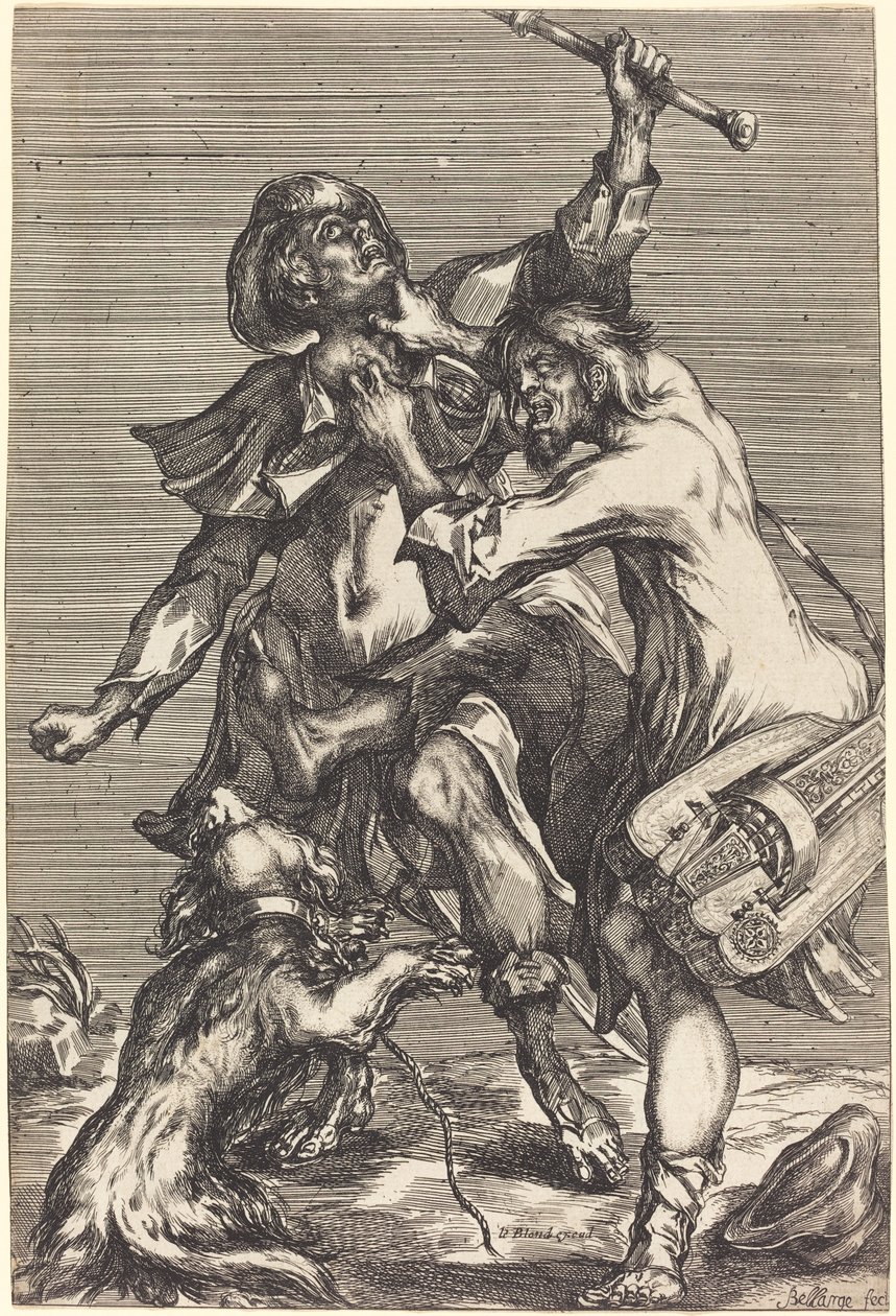 Kämpfende Bettler von Jacques Bellange