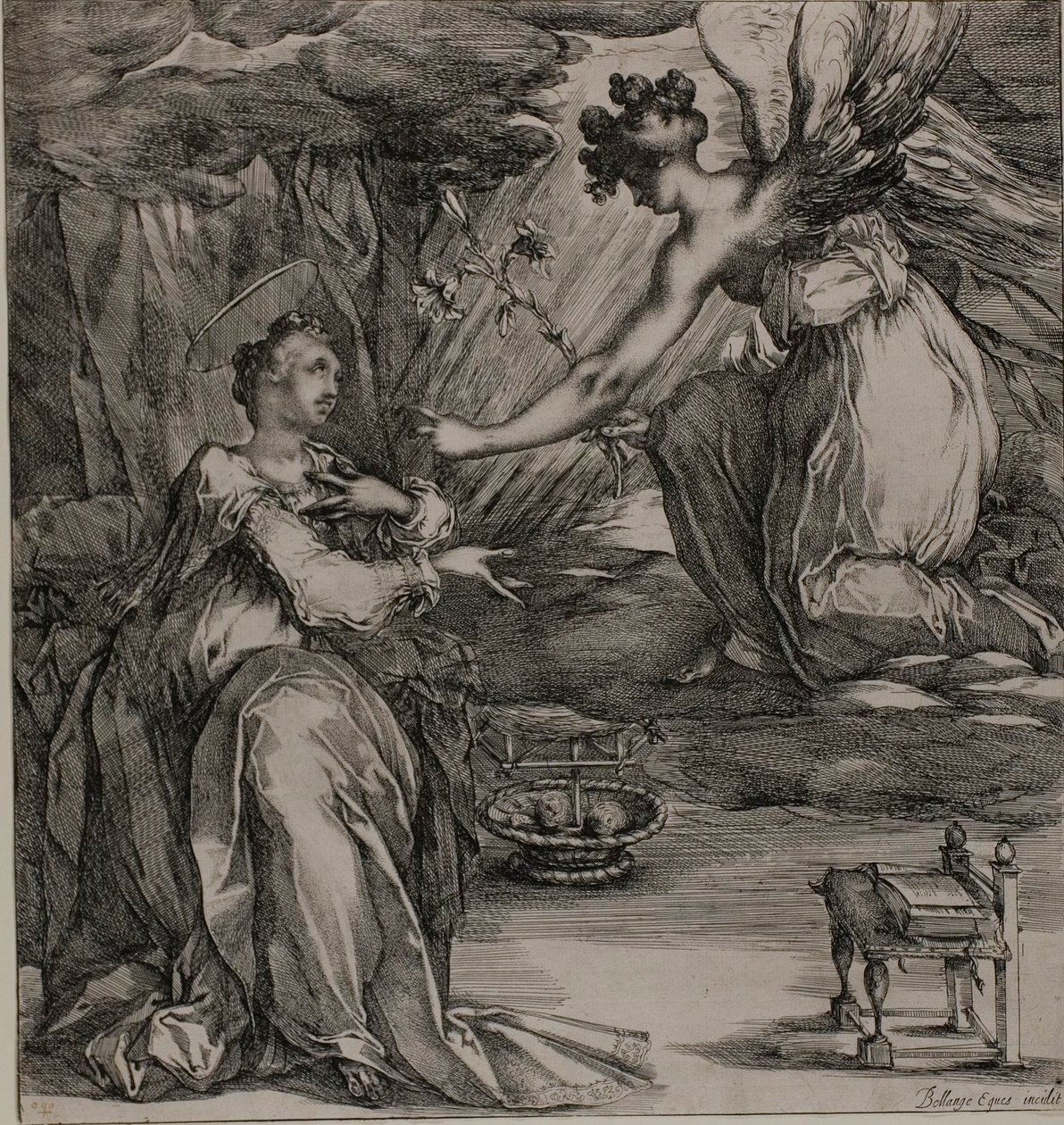 Die Verkündigung von Jacques Bellange