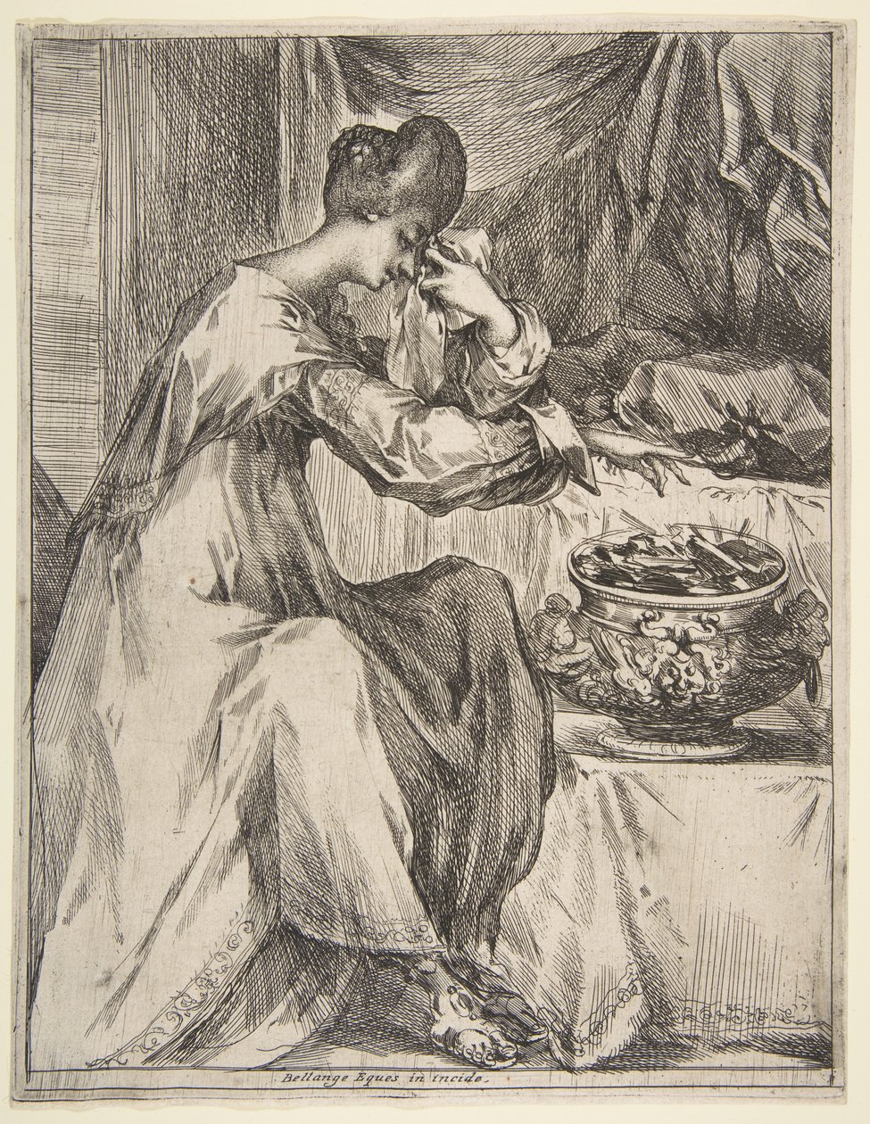 Der Selbstmord der Portia, 1612-16 von Jacques Bellange