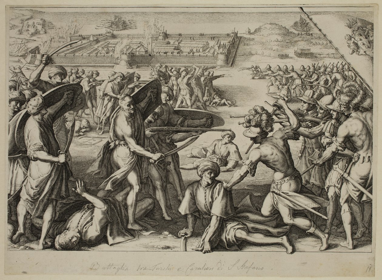 Angriff auf die starken Vorposten von Bone von Jacques Callot
