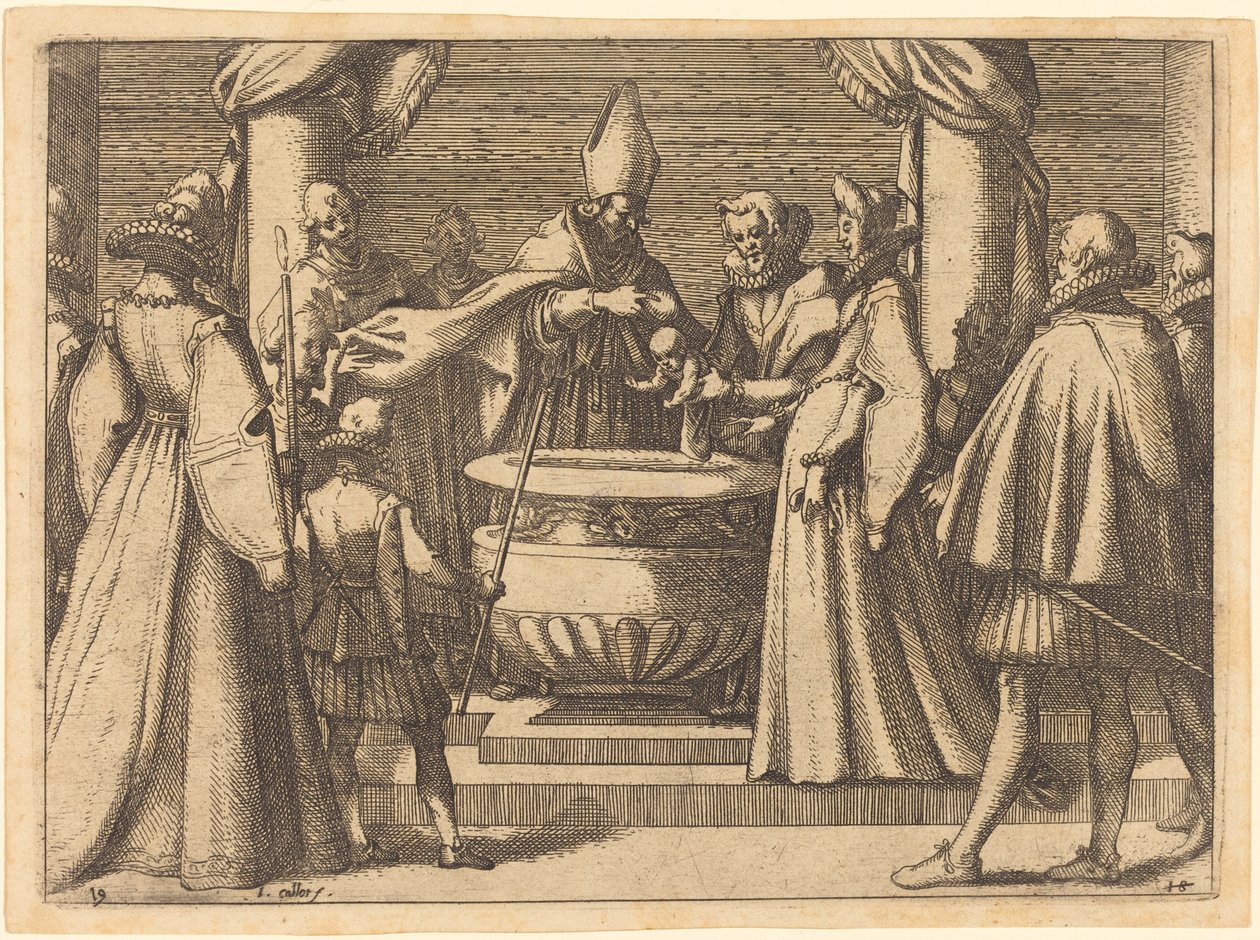 Taufe des Prinzen von Spanien von Jacques Callot
