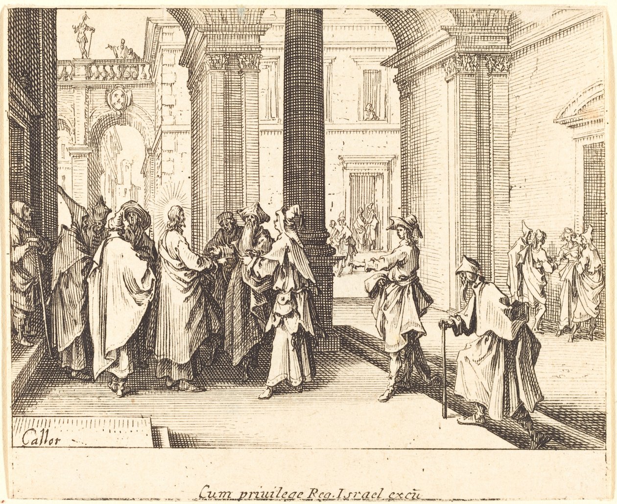 Cäsars Münze, 1635 von Jacques Callot