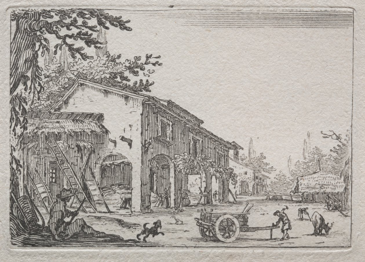 Caprices: Der italienische Bauernhof von Jacques Callot
