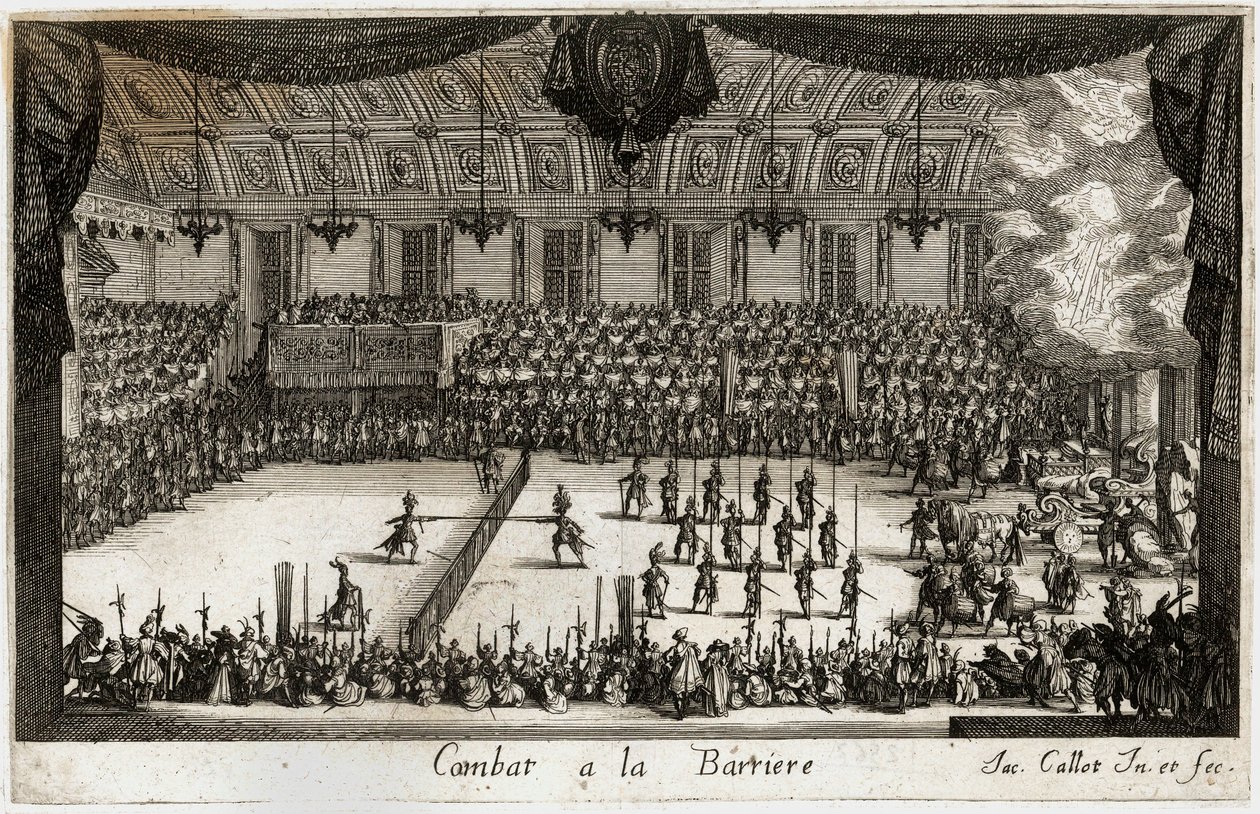 Kampf an der Barriere: das Turnier von Jacques Callot