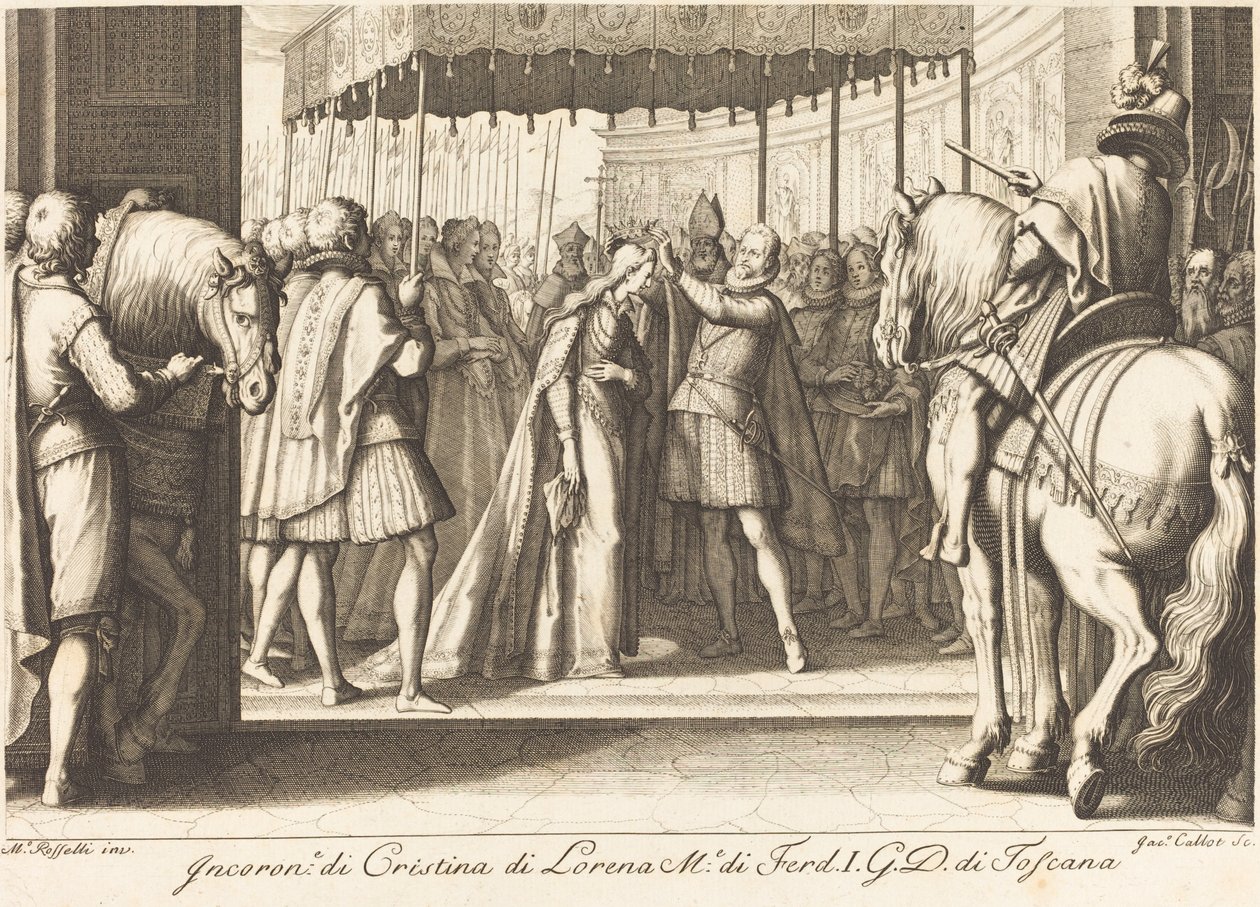 Krönung der Großherzogin von Jacques Callot