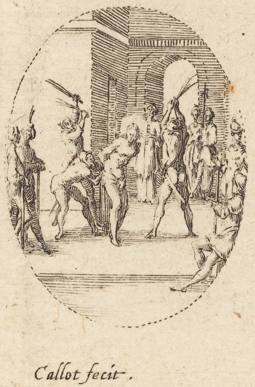 Krönung mit Dornen von Jacques Callot