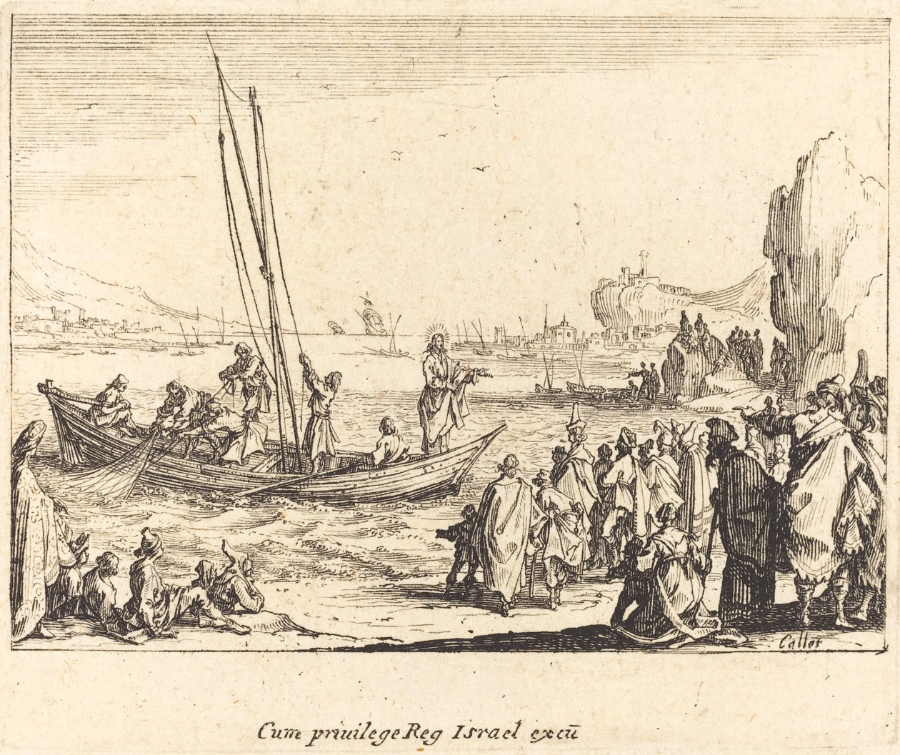 Fischer der Menschen, 1635 von Jacques Callot