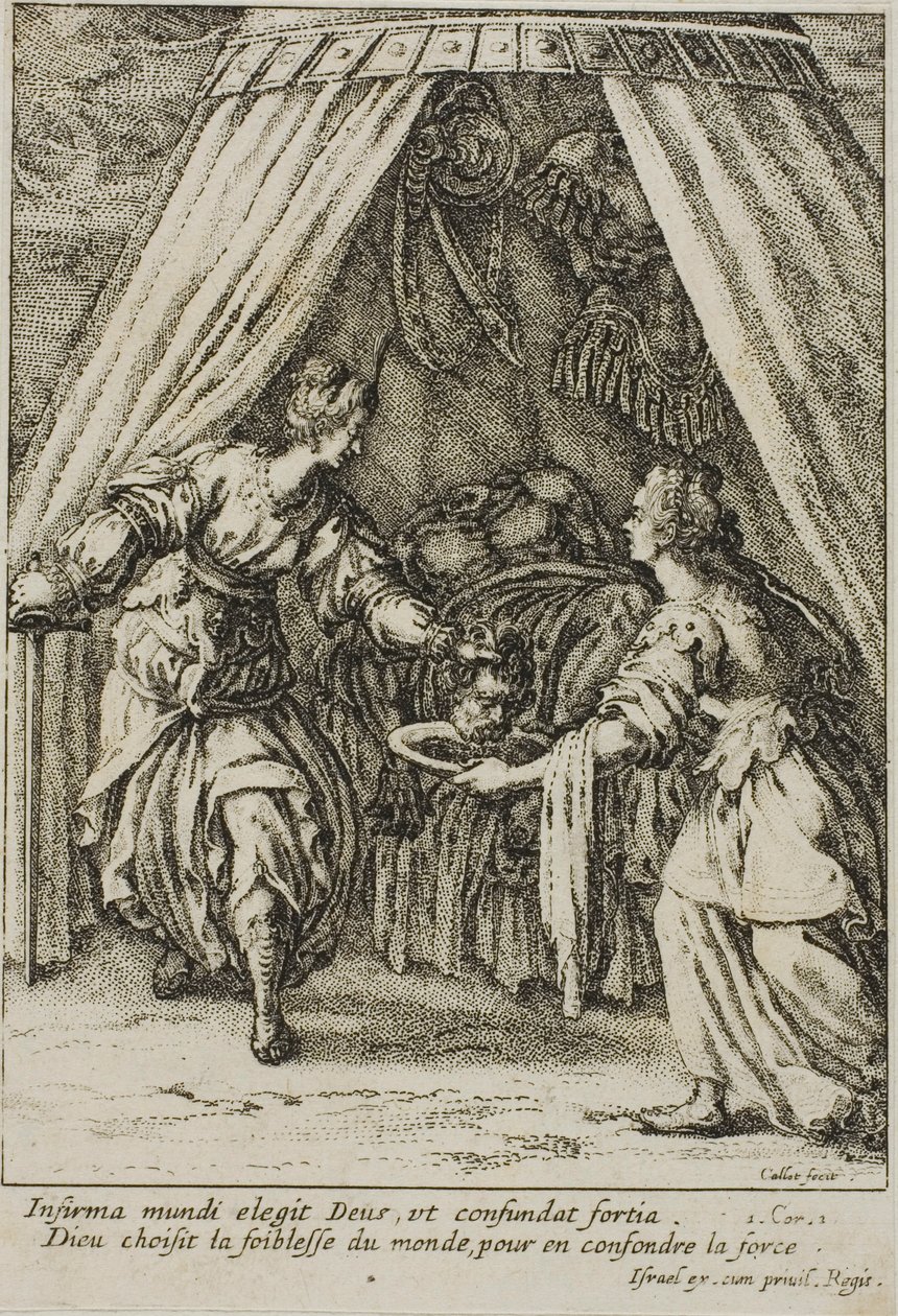 Judith mit dem Kopf des Holofernes von Jacques Callot