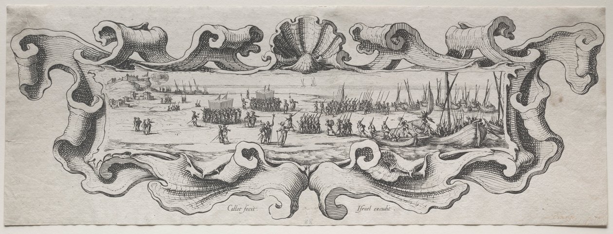 Die Landung der Truppen von Jacques Callot