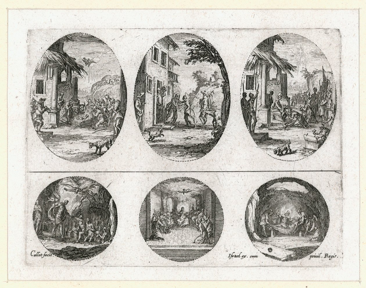 Die Wunder der Passion (Gravur) von Jacques Callot