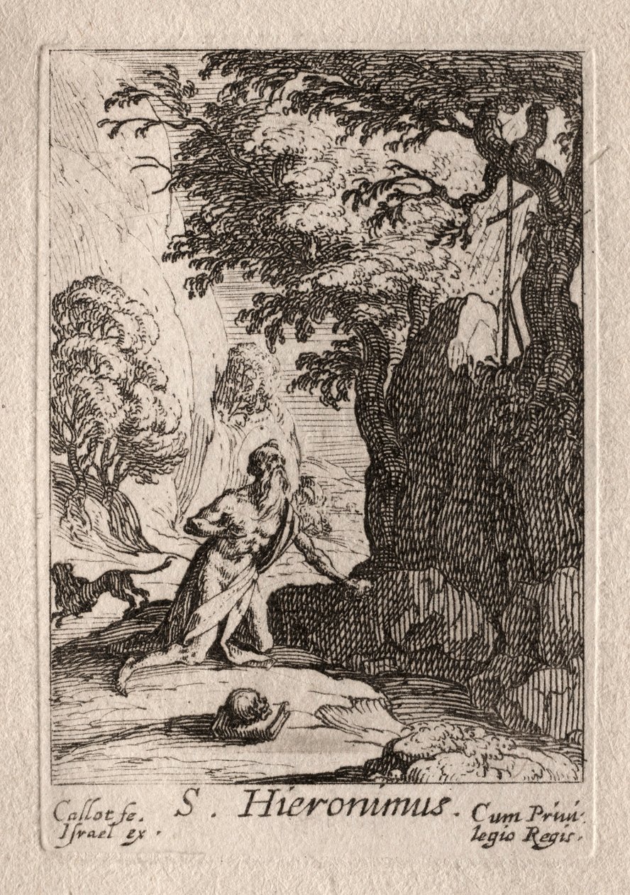 Les Pénitents: St. Jérôme von Jacques Callot