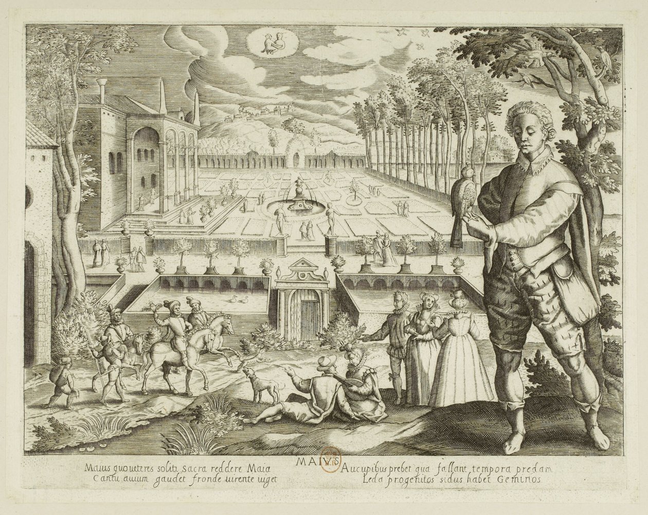 Die Monate. 5, Mai von Jacques Callot