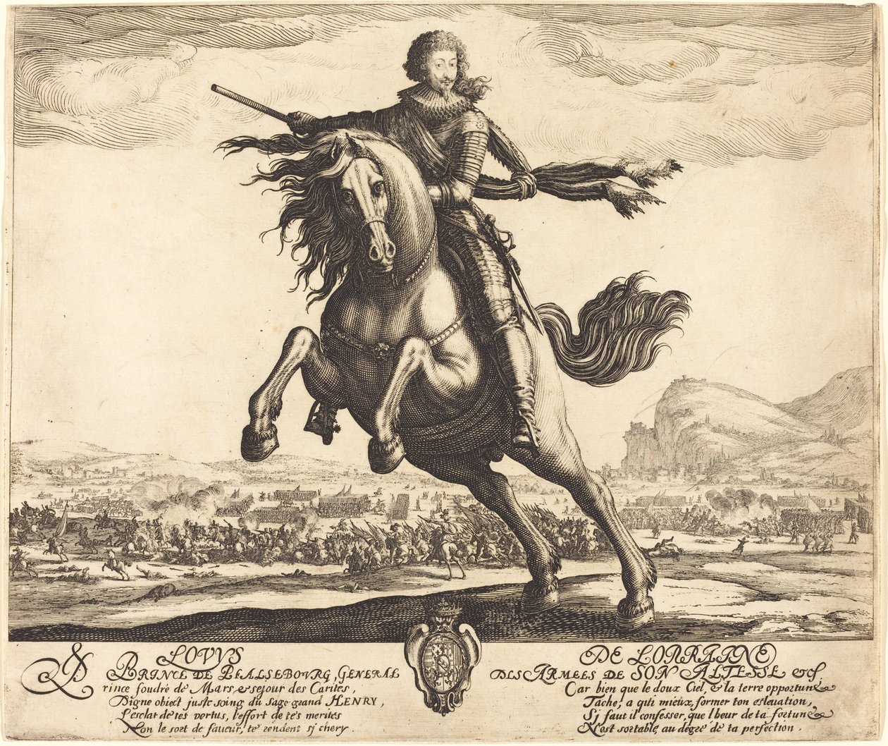 Louis de Lorraine, Prinz von Phalsbourg von Jacques Callot