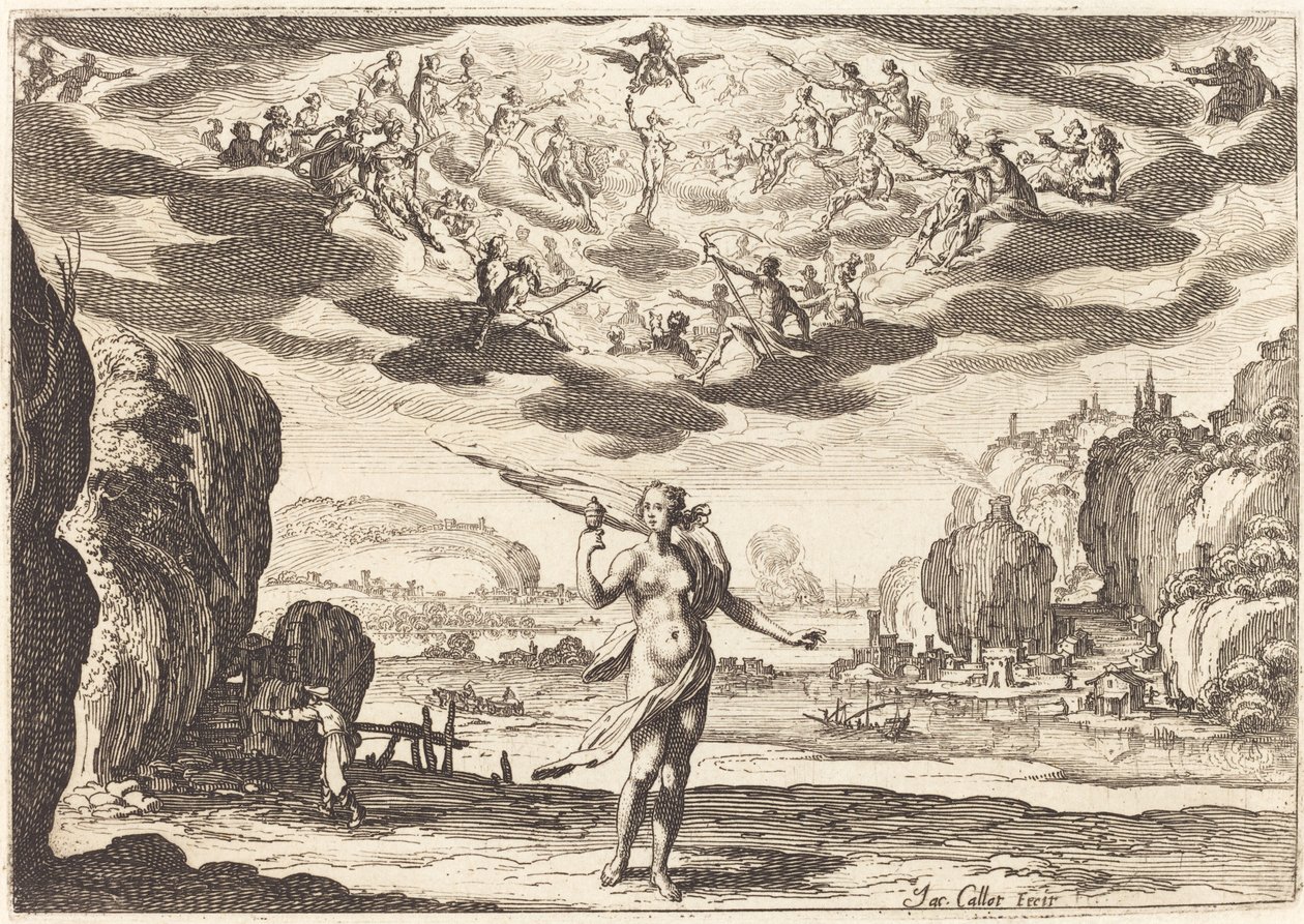 Pandora von Jacques Callot