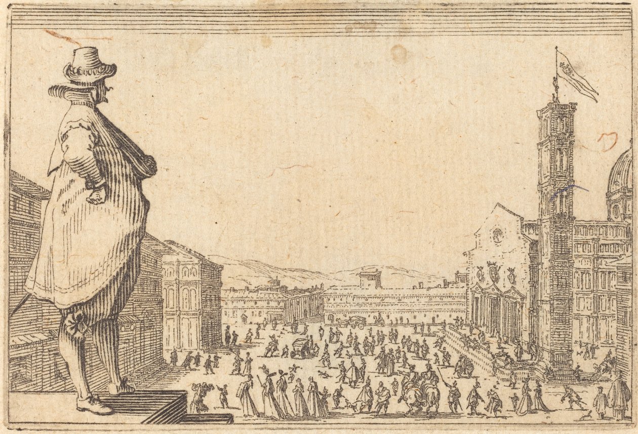 Piazza del Duomo, Florenz von Jacques Callot