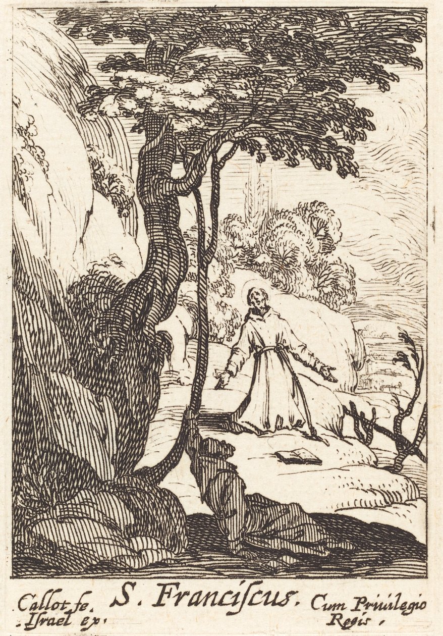 Heiliger Franziskus von Jacques Callot