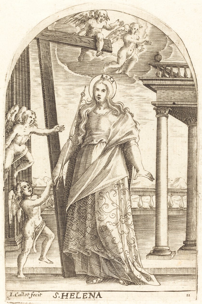 Heilige Helena, 1608-1611 von Jacques Callot