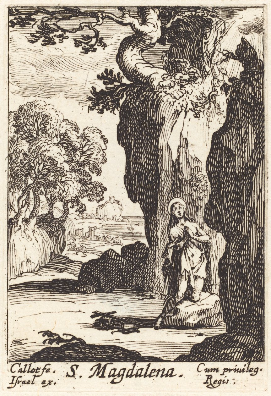 Heilige Maria Magdalena von Jacques Callot